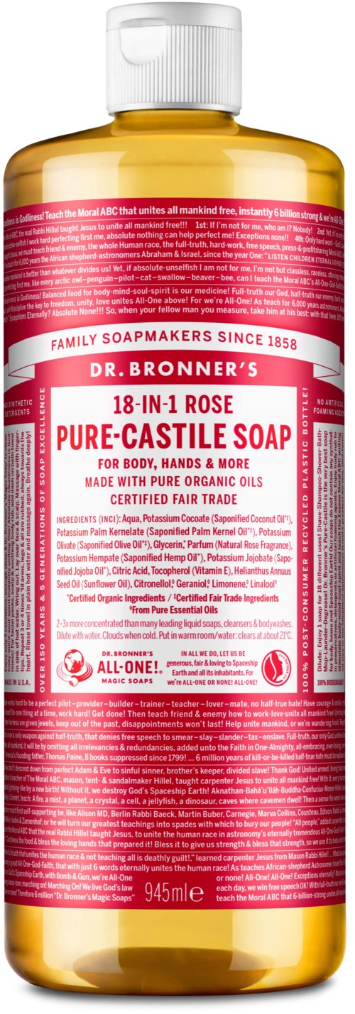 Dr. Bronner's Liquid Soap Rose  945 ml