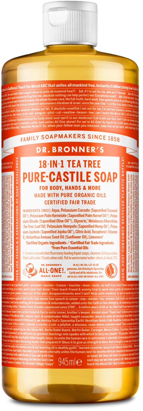 Dr. Bronner's Liquid Soap Tea Tree  945 ml