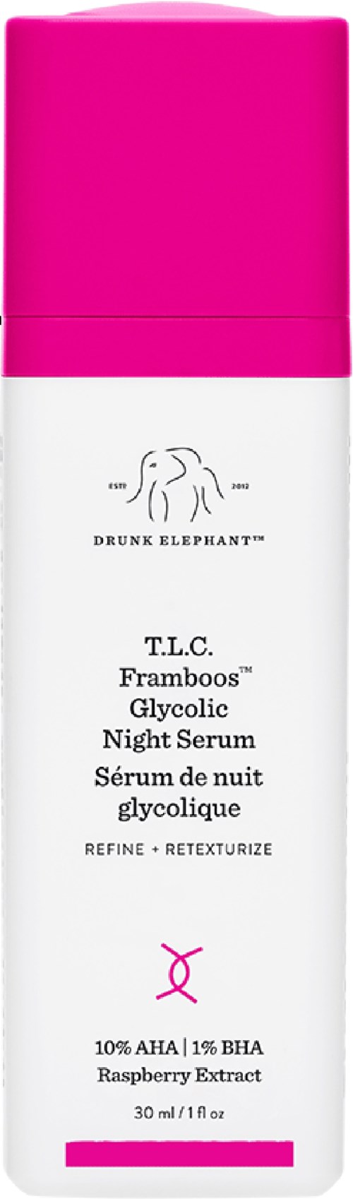 Drunk Elephant T.L.C. Framboos Glycolic Night Serum 30 ml
