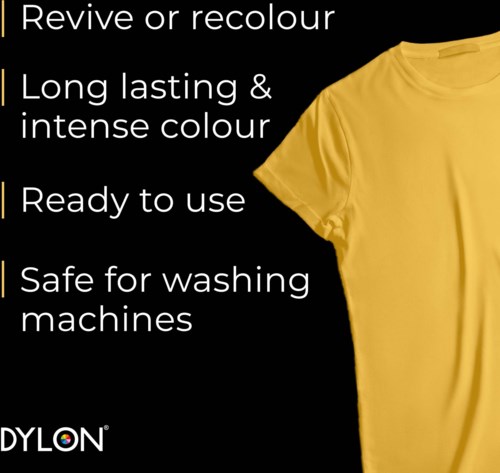 Dylon all-in-1 textilfärg  05 SunflowerYellow