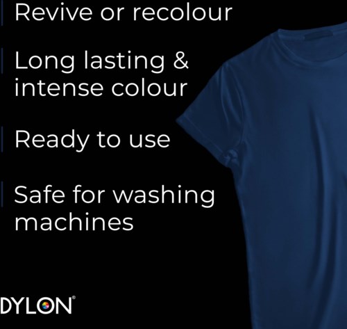 Dylon all-in-1 textilfärg  08 Navy Blue
