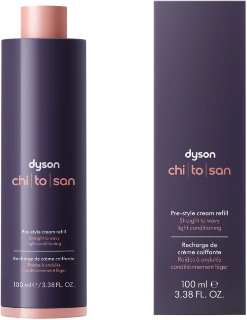 Dyson Chitosan Pre-style Cream Refill Straight to Wavy, Light Conditioning 100 ml