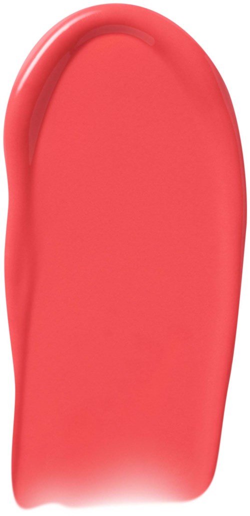 A red, soft, padded object with a rounded top and smooth surface, possibly a shoe or slipper.