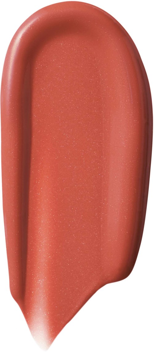A large, smooth, reddish-brown spoon with a rounded shape and a slight point at the handle end.