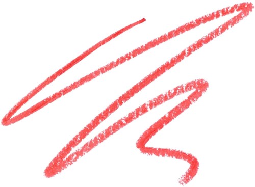 Red scribbles on a white background. It looks like a quick drawing or doodle. No clear object or person shown.