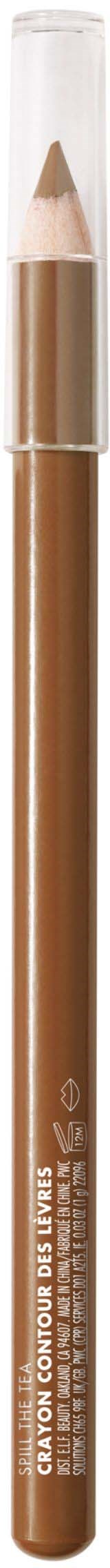 A beige eye pencil with a clear cap and a sharpened tip, designed for eye makeup.