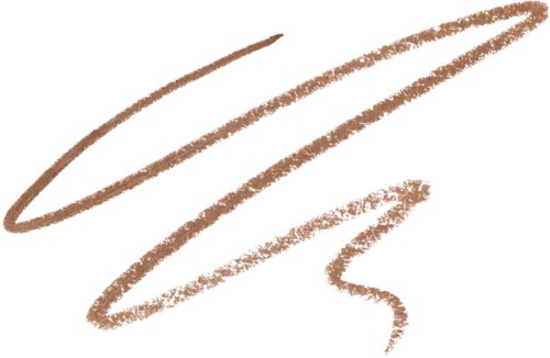 Brown abstract strokes on a white background with a black border.