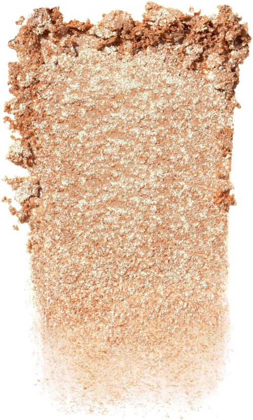 A vase filled with brown, granular substance, with some particles spilled at the top and sides.