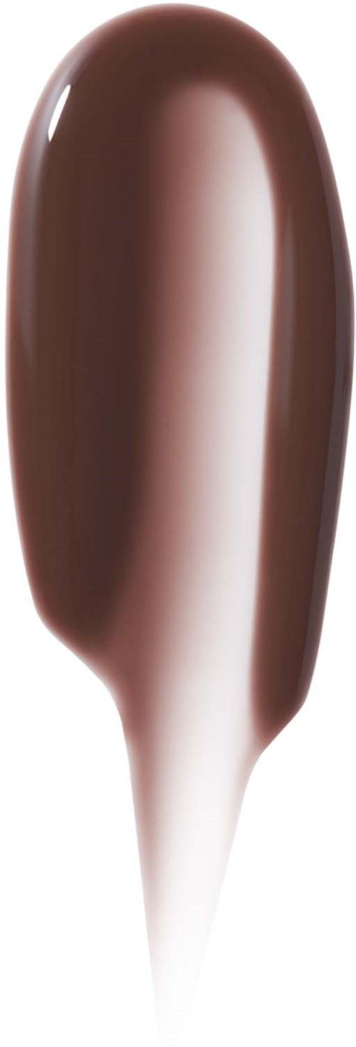 A swirled, glossy, elongated object with shades of brown and white, resembling a spoon or scoop.