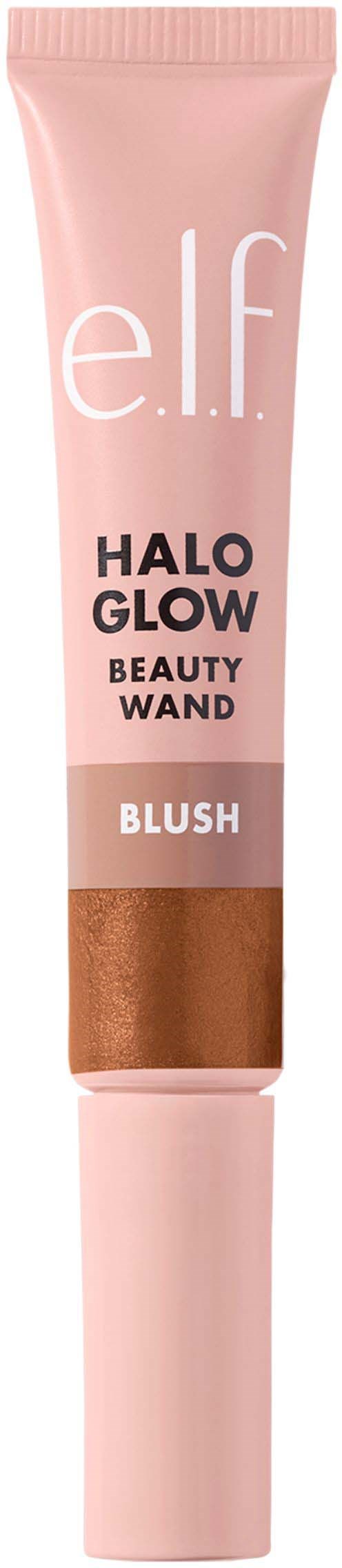 Valkoinen putkilö elf Halo Glow Beauty Wand sävyssä blush, käytetään meikin korostamiseen ja värjäämiseen.