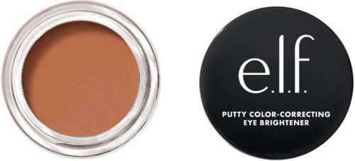 purkin ihoon sopiva meikki, jossa musta kansi, ja siinä lukee 'e.l.f. Putty Color-Correcting Eye Brightener'