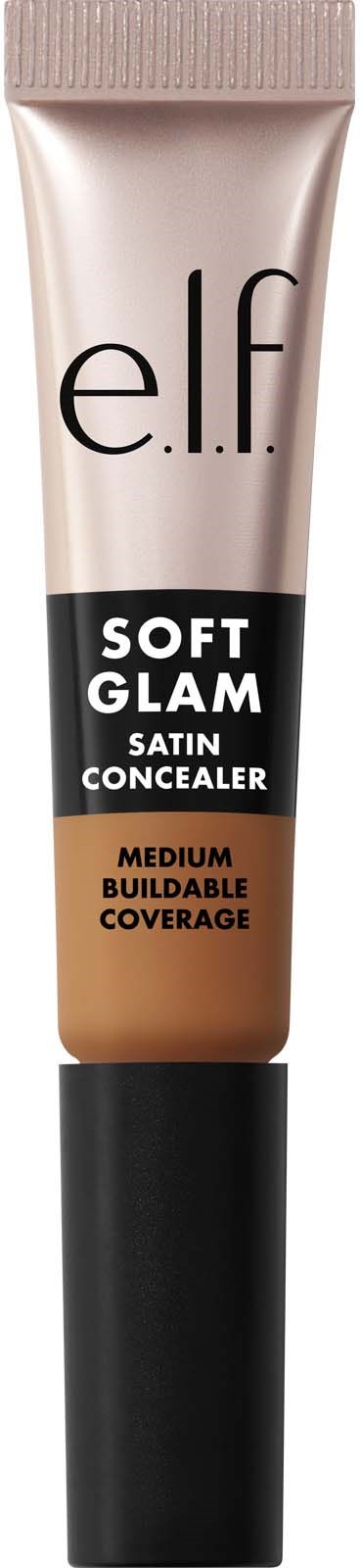 e.l.f. Soft Glam Satin Concealer putkilasi, keskivoimainen peittävyys, beige sävy.