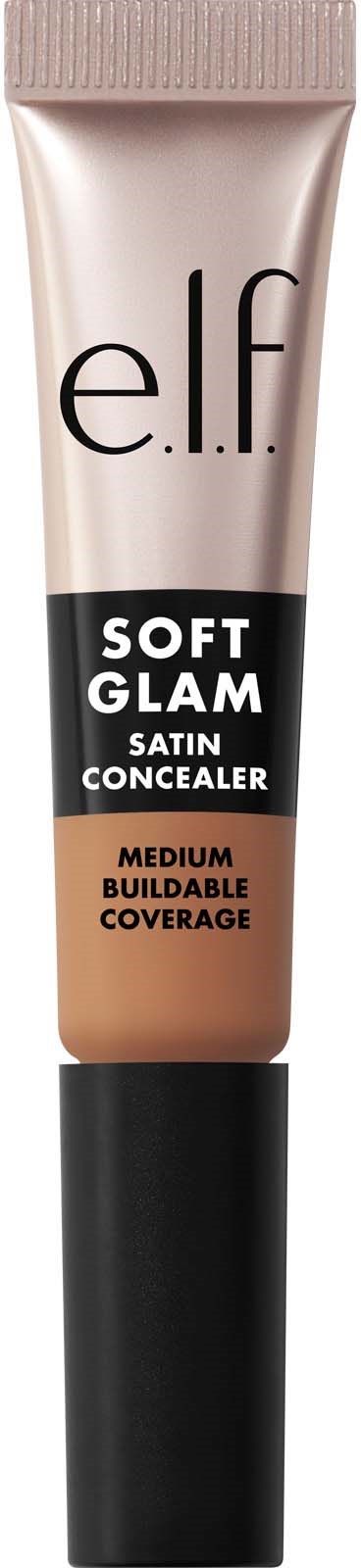 e.l.f. Soft Glam Satin Concealer -peiteaine. Keskikertoa ja kerrostettavaa.