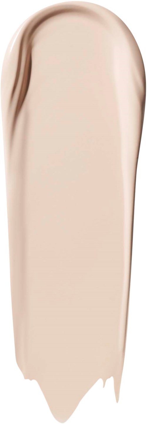 Beige sileä ja pyöreä ovaalin muotoinen ja kiiltävä pinta.