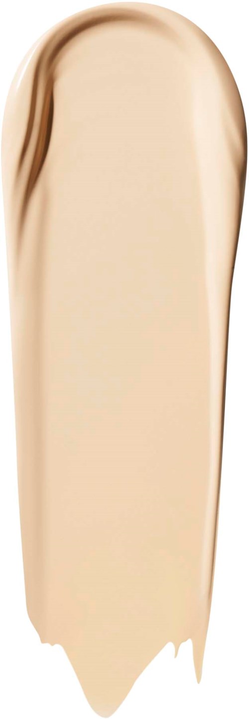 Beige nestemäinen meikkivoide tummalla taustalla.