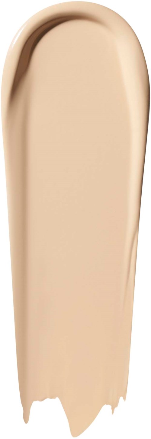 Beige nestemäinen voidevoide valkoisella taustalla.