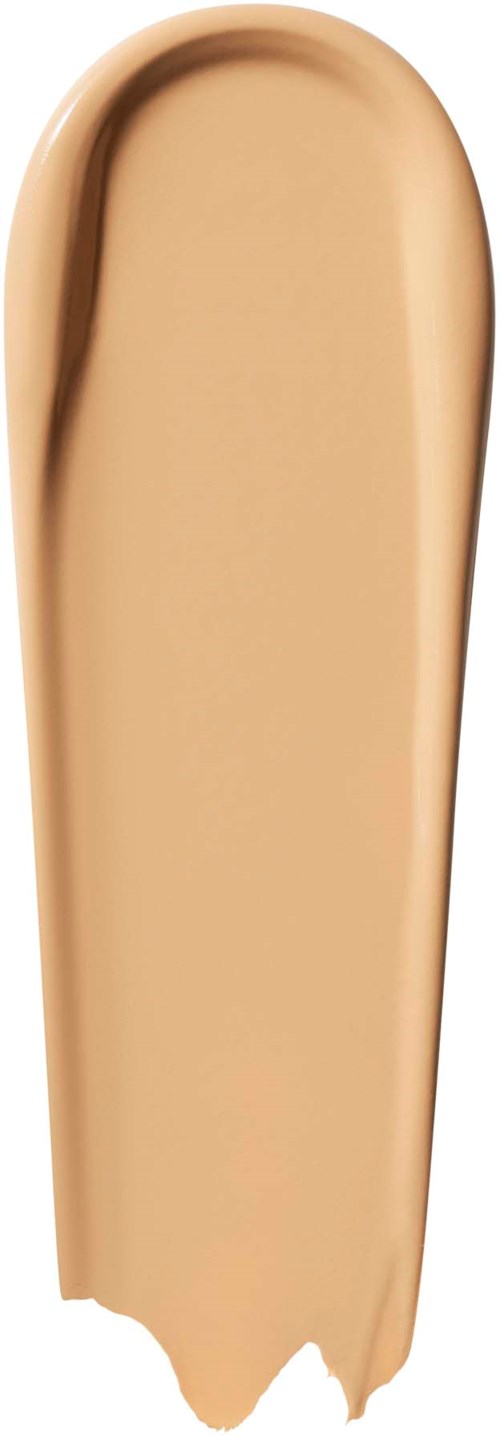 Beige-meikkipohjan väri, sileä ja kermaisen tuntuinen, hieman kiiltävä.