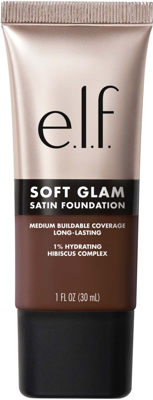 e.l.f. Soft Glam Satin Foundation -putki keskivoiteella ja kosteuttava, 30 ml.
