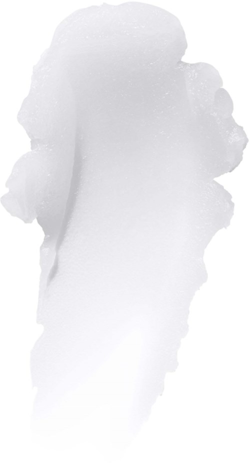 Ett vitt cylindriskt föremål med ojämn yta och små utskjutande delar på sidan.
