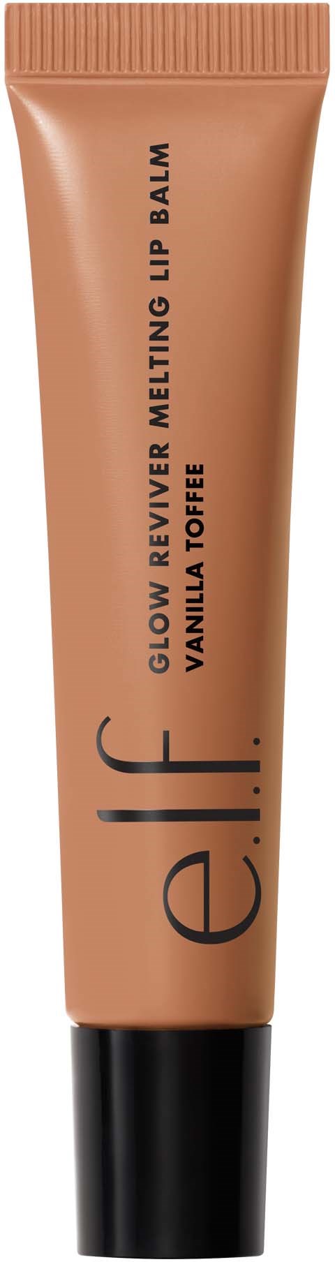 e.l.f. Glow Reviver sulava huulipuna vanilja toffee -makuisena.