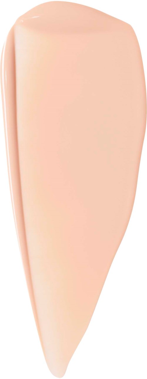 A single, smooth, peach-colored object with a rounded tip, possibly a hairbrush or a cosmetic tool.