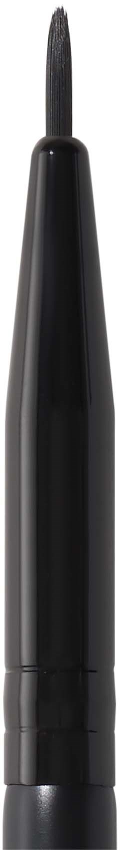 A black dual-ended makeup stick with a brush on one side and a liquid or gel product on the other.