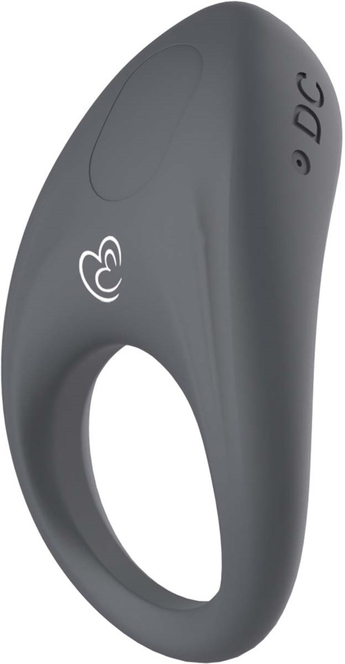 Ein graues Gerät mit Ringgriff, Logo mit Herz und Ohr, und die Worte 'DC'.