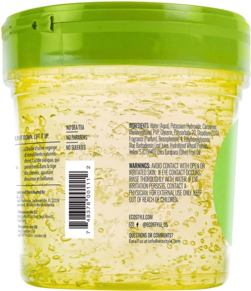 Grüner Deckel mit transparentem Behälter, der gelbe Blasen zeigt, wahrscheinlich ein Gel oder Flüssigkeitsprodukt.