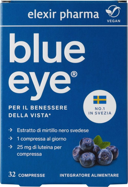 Elexir Pharma Blue Eye®, 32 tabletter 32 stk