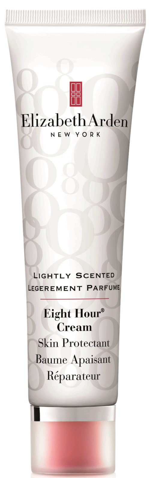Elizabeth Arden crème met lichte geur, voor huidbescherming en herstel, in een witte tube met roze dop.