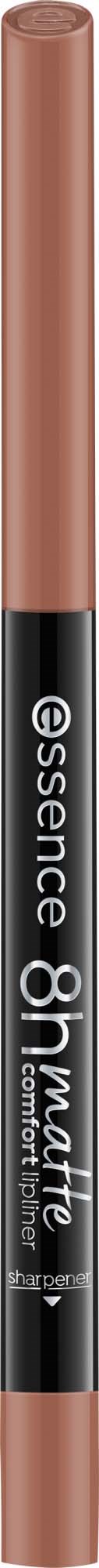 A lip gloss with a black and brown label and a shiny brown cap.