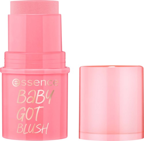Rosa Stick mit Deckel und der Aufschrift essence Baby Got Blush.