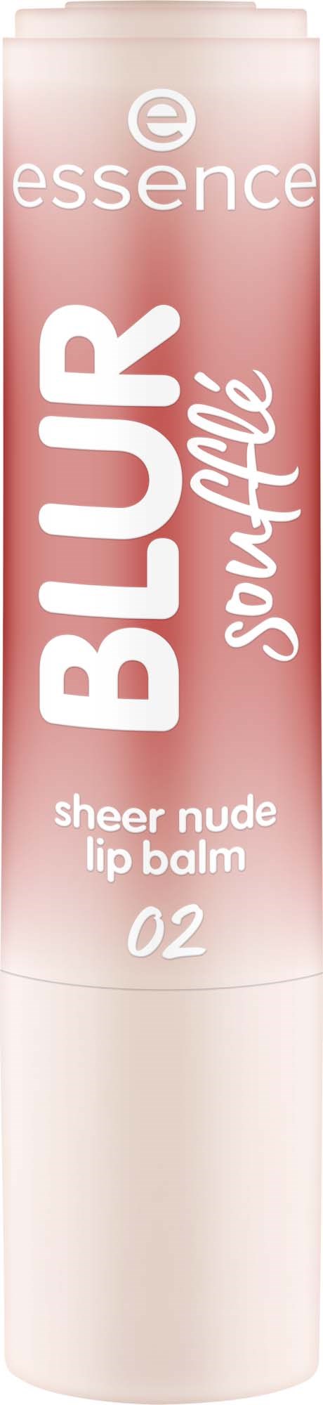essence Blur Soufflé Sheer Nude Lip Balm 02 Nude Peach