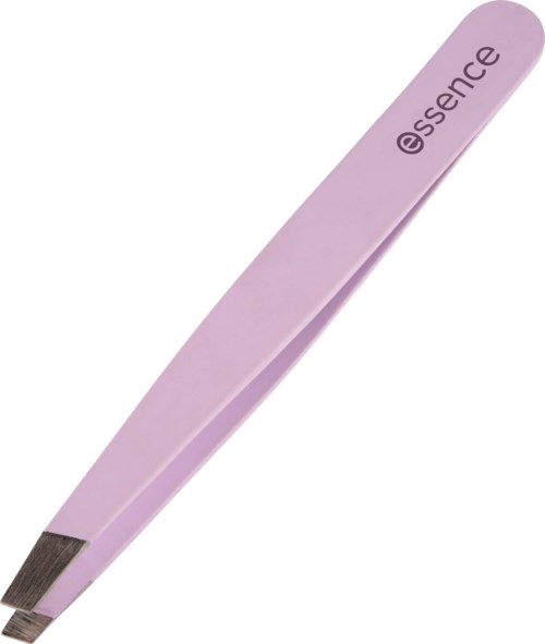 Een roze nagelvijl met het merk essence erop, gebruikt voor het vormen van nagels.
