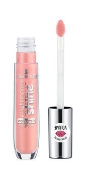 Ett läppglansrör med rosa färg och applikatorhandtag med rosa gloss på.