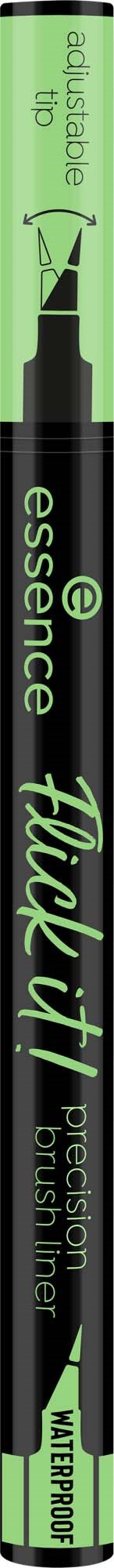 essence Flick It! Precision Brush Liner Waterproof 01 Black