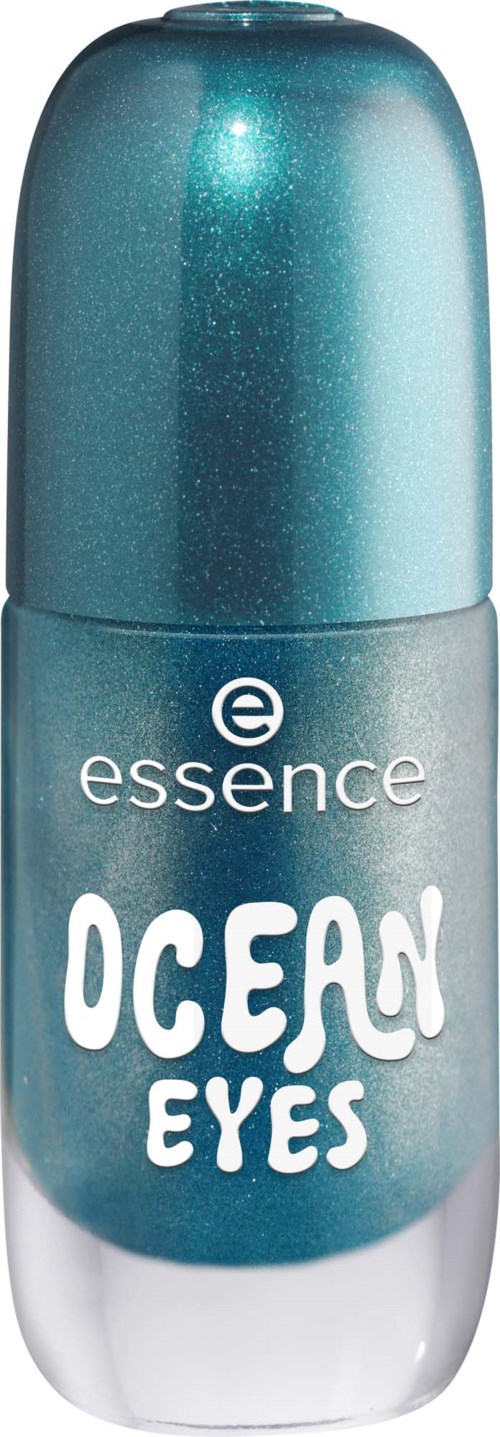 A rollerball eye product in a blue-green bottle labeled Essence Ocean Eyes.
