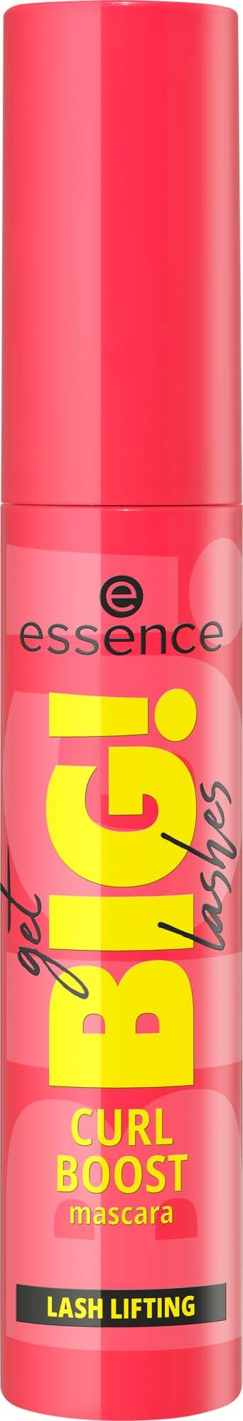 Pinkki ripsiväri Essence Big! Curl Boost ripsivärimaskara.