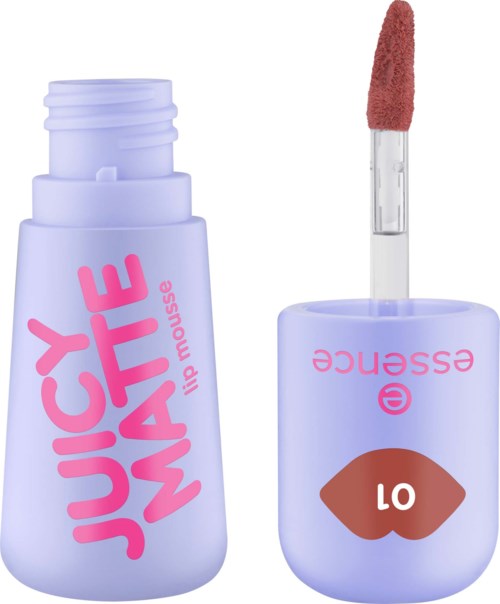 essence Juicy Matte Lip Mousse 01 Maple Rouge