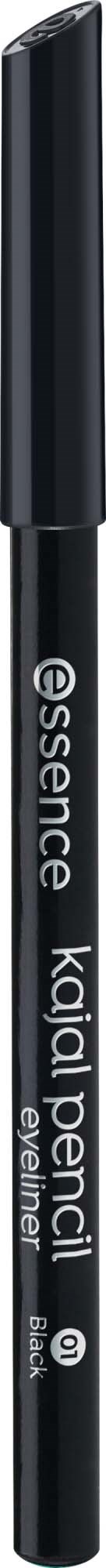 En svart eyelinerpenna märkt Essence Kaio Pencil Eyeliner, med ett lock på toppen.