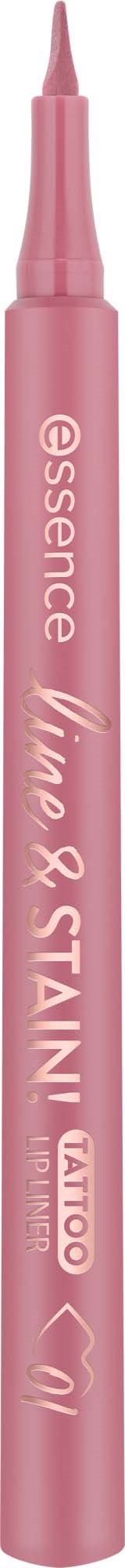 essence Line & Stain! Tattoo Lip Liner 01 Everyone`S Nude-Pink