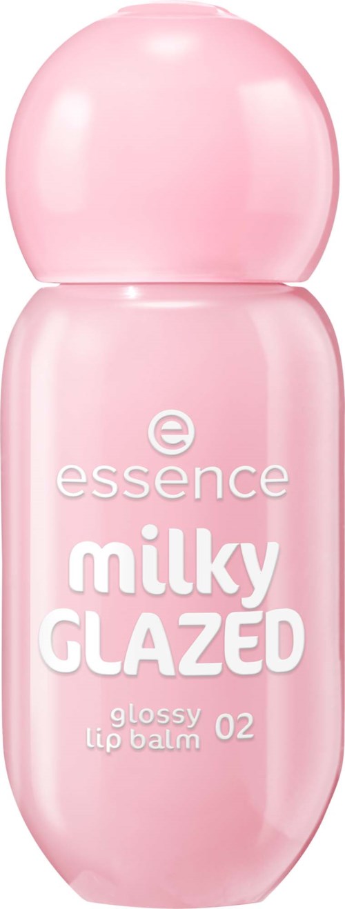 essence Milky Glazed Glossy Lip Balm 02 Strawberry Whip