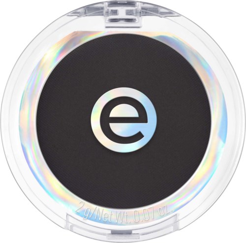 Een compacte zwart-witte logo met een kleine 'e' binnen een cirkel op een zwarte achtergrond.