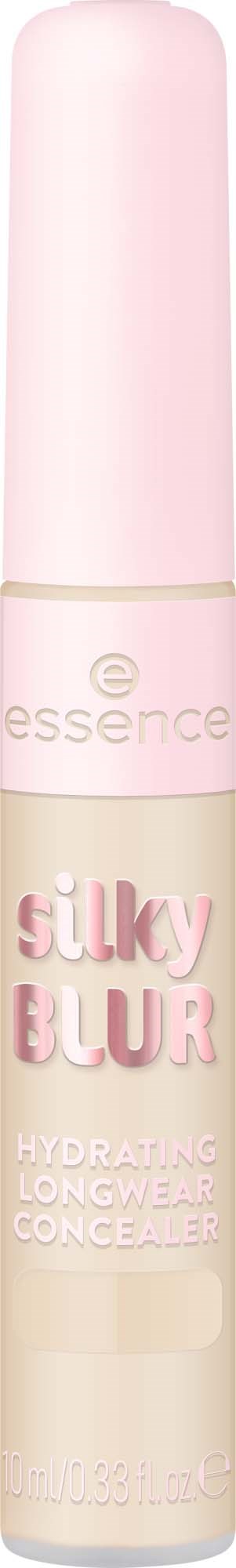 Ein rosa-beiges zylindrischer Concealer mit Text für langanhaltendes Make-up.