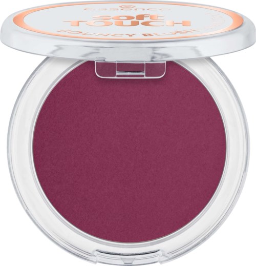 Pyöreä rasia, jossa on violetti jauhe ja valkoinen kansi, jossa on oranssi teksti Maybelline Super Stay.