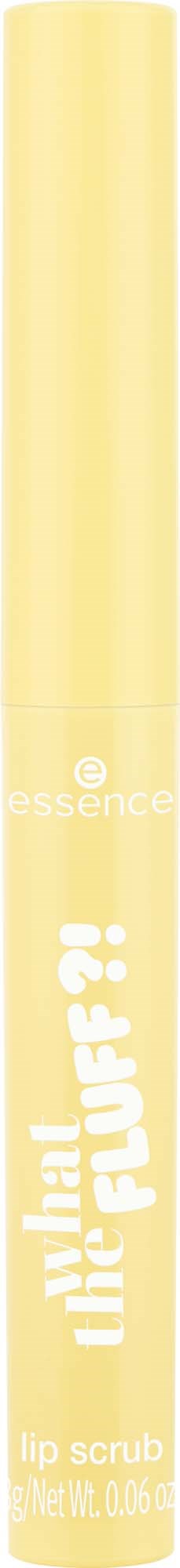 Een gele tube met 'the lip!' erop. Het is een lipscrub-product.