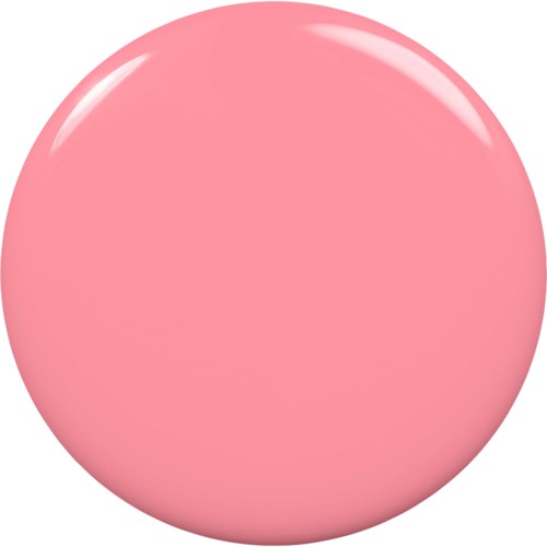 A pink, glossy, round button or ball with a shiny highlight on the top left.