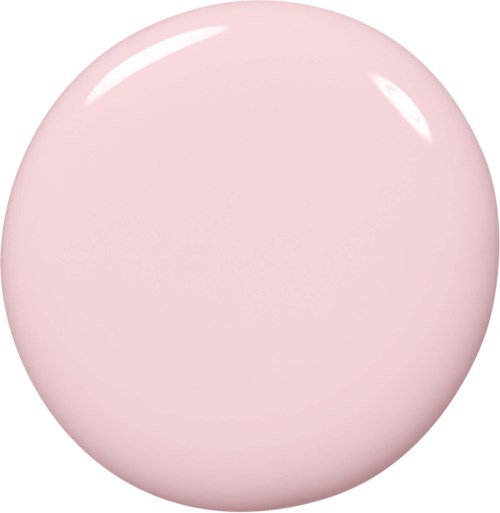 A large, smooth, pink sphere with shiny reflections on its surface.