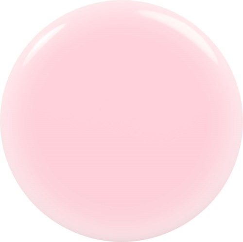 A large, shiny pink sphere with a soft glow and reflective surface.