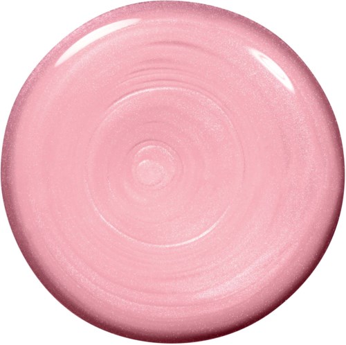 A shiny pink circular object with smooth surface and subtle patterns, resembling a shiny medal or decorative item.